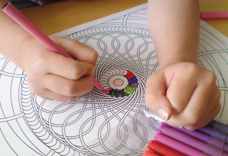 geometric designs for coloring. Patterns for Colouring 1