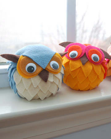 Craft Ideas Girls on Crafter Felt Owls Xl