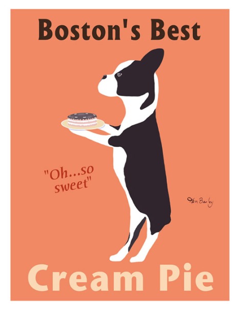 Boston's Best Cream Pie poster by Ken Bailey