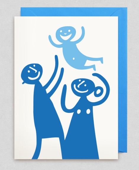 Bengt and Lotta Its a Boy card at Lagom